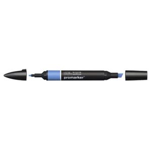 Pennarelli Winsor&Newton Promarker doppia punta fine-larga - blu china B736 - 0203198