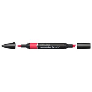 Pennarelli Winsor&Newton Promarker Brush doppia punta scalpello-pennello - red R666 - 0204209