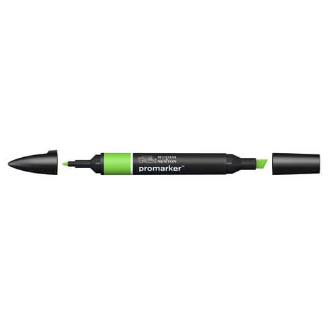 Pennarelli Winsor&Newton Promarker doppia punta fine-larga - bright green G267 - 0203069