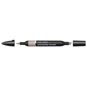 Pennarelli Winsor&Newton Promarker Brush doppia punta scalpello-pennello - warm grey 3 WG3 - 0204132