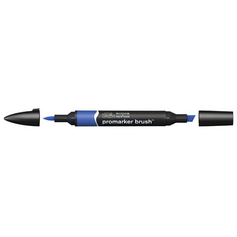 Pennarelli Winsor&Newton Promarker Brush doppia punta scalpello-pennello - egyptian blue B944 - 0204305