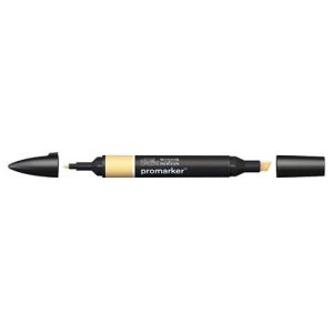 Pennarelli Winsor&Newton Promarker doppia punta fine-larga - giallo pastello O949 - 0203288