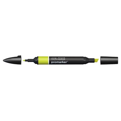 Pennarelli Winsor&Newton Promarker doppia punta fine-larga - pear green Y635 - 0203297