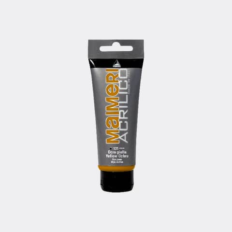 Colore acrilico Maimeri in tubetto 75 ml ocra giallo - M0916131