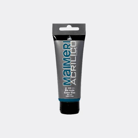 Colore acrilico Maimeri in tubetto 75 ml blu verde - M0916409