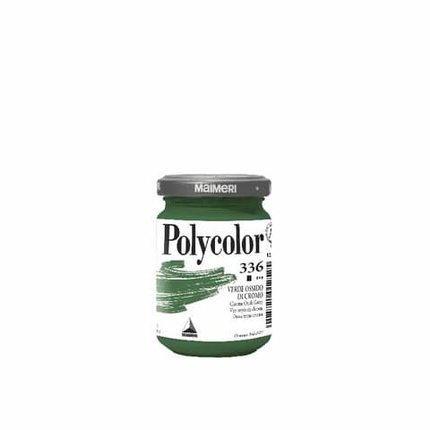 Colore vinilico fine Maimeri in vasetto 140 ml verde ossido di cromo - M1220336