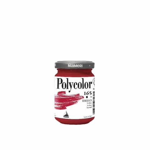 Colore vinilico fine Maimeri in vasetto 140 ml bordeaux - M1220165
