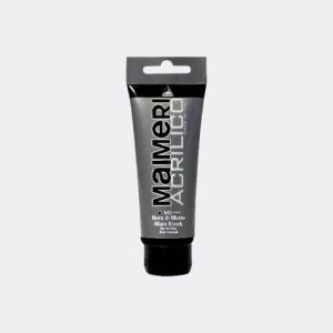 Colore acrilico Maimeri in tubetto 75 ml nero di Marte - M0916540