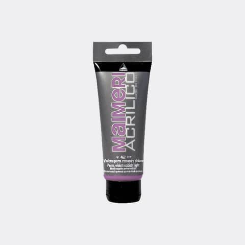 Colore acrilico Maimeri in tubetto 75 ml violetto permanente rossastro chiaro - M0916462