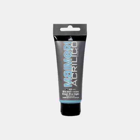 Colore acrilico Maimeri in tubetto 75 ml blu reale chiaro - M0916405
