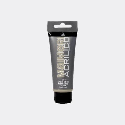 Colore acrilico Maimeri in tubetto 75 ml grigio caldo - M0916507