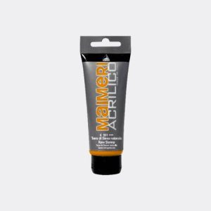 Colore acrilico Maimeri in tubetto 75 ml terra di Siena naturale - M0916161