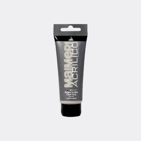 Colore acrilico Maimeri in tubetto 75 ml grigio freddo - M0916510