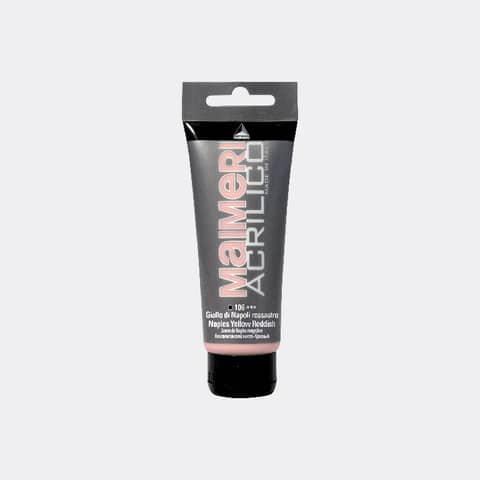 Colore acrilico Maimeri in tubetto 75 ml giallo di Napoli rossastro - M0916106
