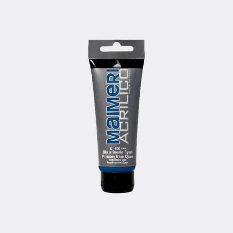 Colore acrilico Maimeri in tubetto 75 ml ciano - M0916400