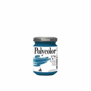Colore vinilico fine Maimeri in vasetto 140 ml blu ftalo - M1220378