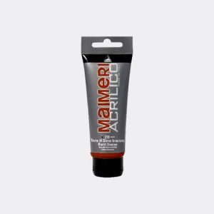 Colore acrilico Maimeri in tubetto 75 ml terra di Siena bruciata - M0916278