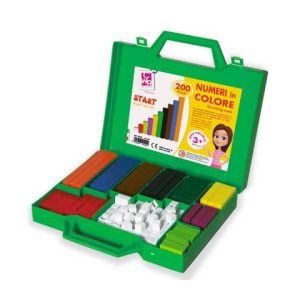 Valigetta regoli colorati CWR 10 misure e 10 colori - conf. 200 pezzi - 10222