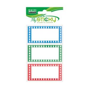 Etichette adesive Scuola Niji con cornice A4091