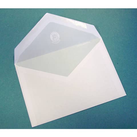 Busta bianca con Lembo Gommato Blasetti Leonardo 70 g/m2 in conf. da 500 buste 114x162 mm - 013
