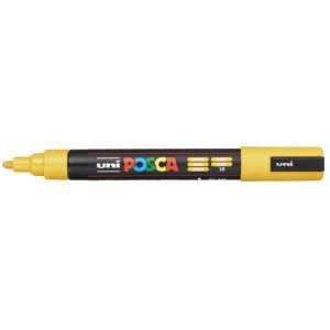 Marcatore a tempera Posca Uni-Ball punta tonda 1,8-2,5 mm ocra M PC5M OC