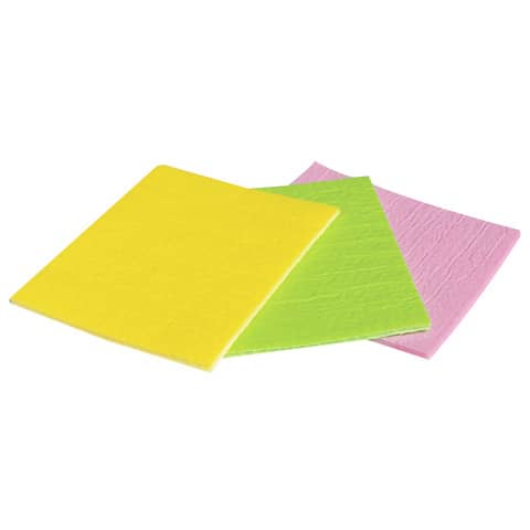 Set da 3 panni spugna Pippo in TNT - 18x16 cm - colori assortiti - NP1818