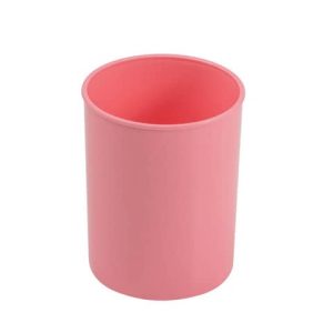Portapenne rotondo in PP Donau Ø 7,5 x H.9,5 cm - 100% riciclabile - rosa pastello - 3132101PL-30