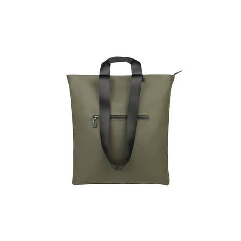 Borsa a spalla tipo shopper Tucano Gommo per laptop fino a 14'' - verde militare - BGOMSH-VM