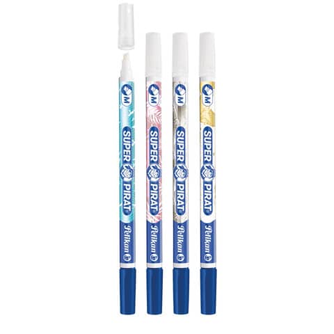 Correttore a penna doppia punta media per stilografica Pelikan Super Pirat 850 - 811569