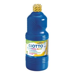 Tempera pronta Giotto School Paint in flacone 1 L blu oltremare - F53551700