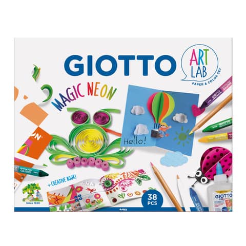 Set Giotto Art Lab 28 x 35 x 4 cm Magic Neon F582200