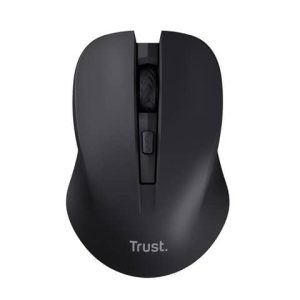 Mouse ottico wireless tasti silenziosi Trust Mydo - nero - 25084