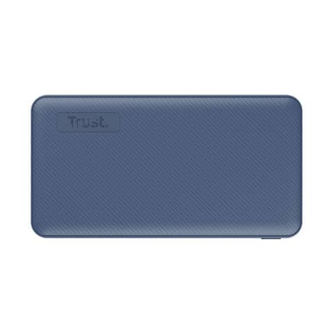 Powerbank ultrasottile da 10.000 mAh Trust Primo - blu - 25028
