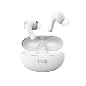 Auricolari ENC bluethooth Trust Yavi bianco-con gommino 25172