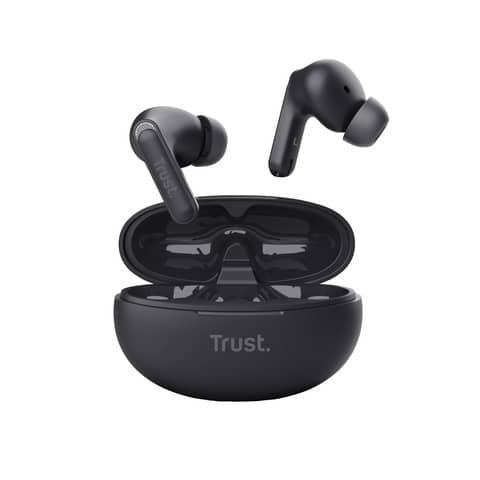 Auricolari ENC bluethooth Trust Yavi nero-con gommino 25296
