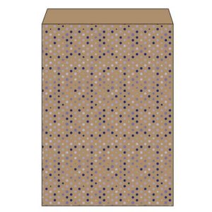 Sacchetto in carta kraft bianca Maniero in conf. da 500 pz 220x330 mm BQS