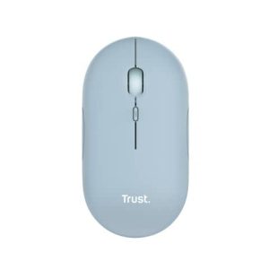 Mouse ultrasottile wireless ricaricabile Trust Puck - ricevitore USB A 2.0 azzurro - 24126