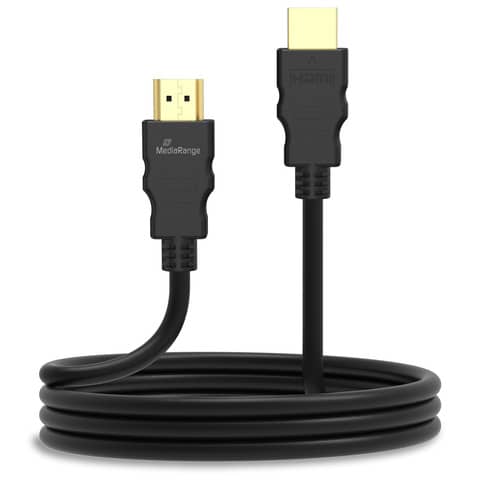 Cavo di collegamento Media Range HDMI ad alta velocità con Ethernet contatti dorati 18 Gbit/s 1,8mt  - MRCS156