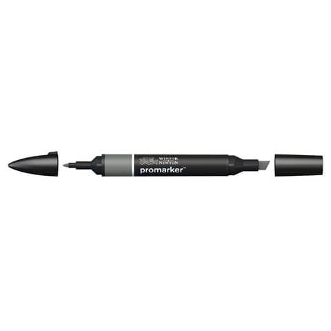 Pennarello Winsor&Newton Promarker doppia punta fine-larga - ice grey 6 IG6 - 0203377