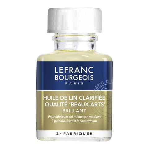Olio di lino chiarificato Lefranc Bourgeois formato 75 ml - 300013