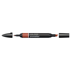 Pennarello Winsor&Newton Promarker doppia punta fine-larga - cedar brown O235 - 0203633