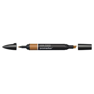 Pennarello Winsor&Newton Promarker doppia punta fine-larga - coffee O523 - 0203636