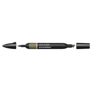 Pennarello Winsor&Newton Promarker doppia punta fine-larga - warm grey 6 WG6 - 0203373