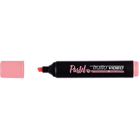 Evidenziatori Tratto Video Pastel tratto 1-5 mm pompelmo F833507