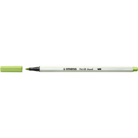 Pennarello Stabilo Pen 68 brush - punta a pennello - M 1 mm pistacchio 568/34