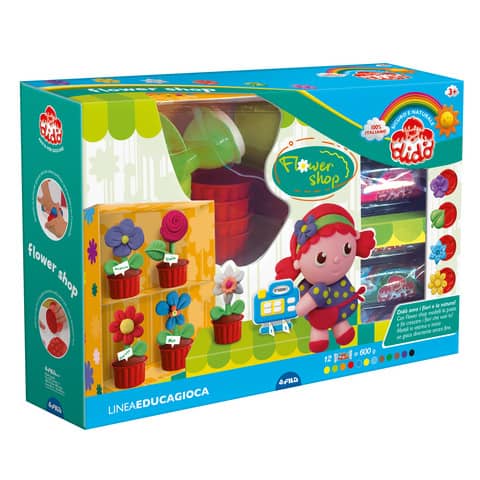 Pasta modellabile in gioco creativo Didò Flower Shop - 600 g - F350400