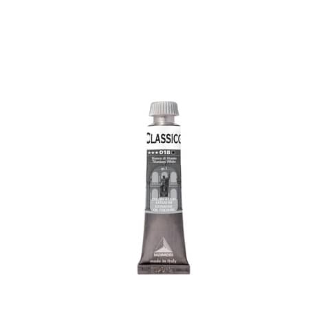 Colore a olio Maimeri extrafine in tubetto 20 ml bianco titanio - M0302018