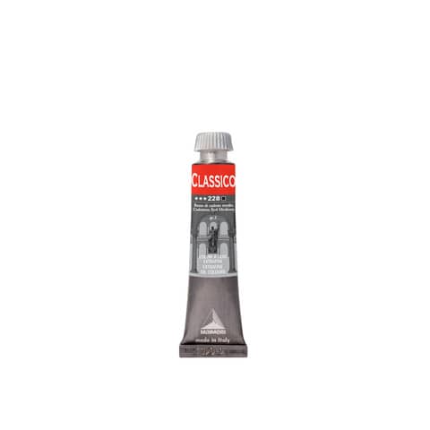 Colore a olio Maimeri extrafine in tubetto 20 ml rosso cadmio medio - M0302228