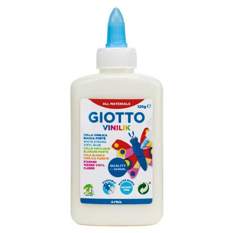 Colla vinilica forte Giotto Vinilik in flacone 120 g - colore bianco - F545800