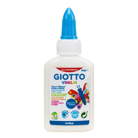 Colla vinilica forte Giotto Vinilik in flacone 40 g - colore bianco - F545700